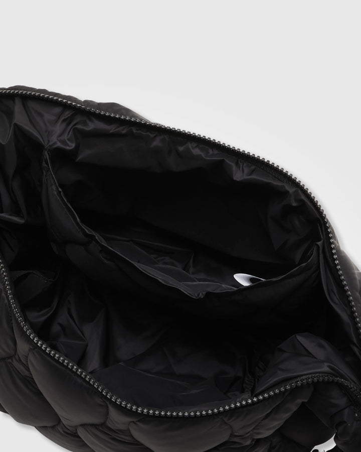 TAION QUILTED CONVERTIBLE MOON BAG