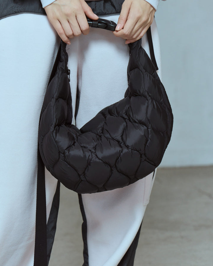TAION QUILTED CONVERTIBLE MOON BAG
