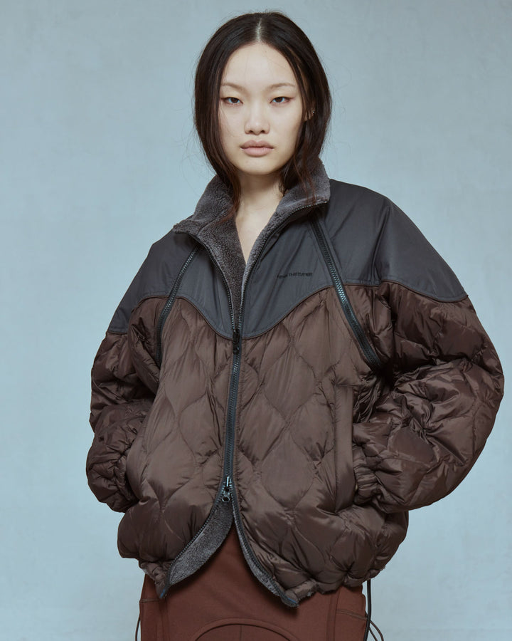 TAION REVERSIBLE MODULAR DOWN JACKET