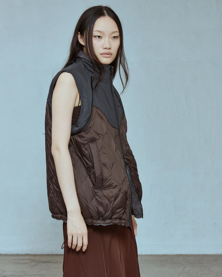 TAION REVERSIBLE MODULAR DOWN JACKET