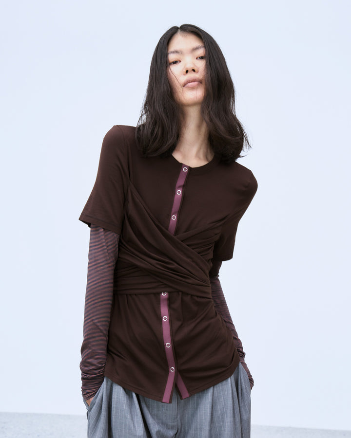 CROSS LAYERED TOPS