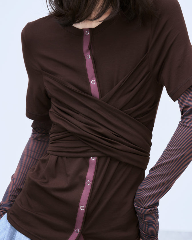 CROSS LAYERED TOPS