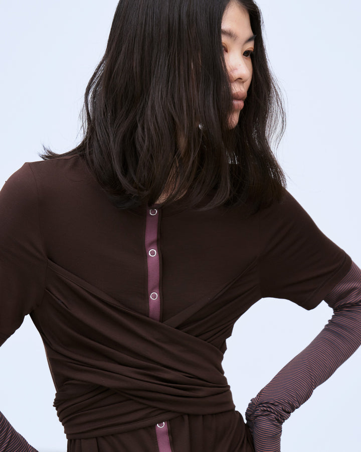CROSS LAYERED TOPS