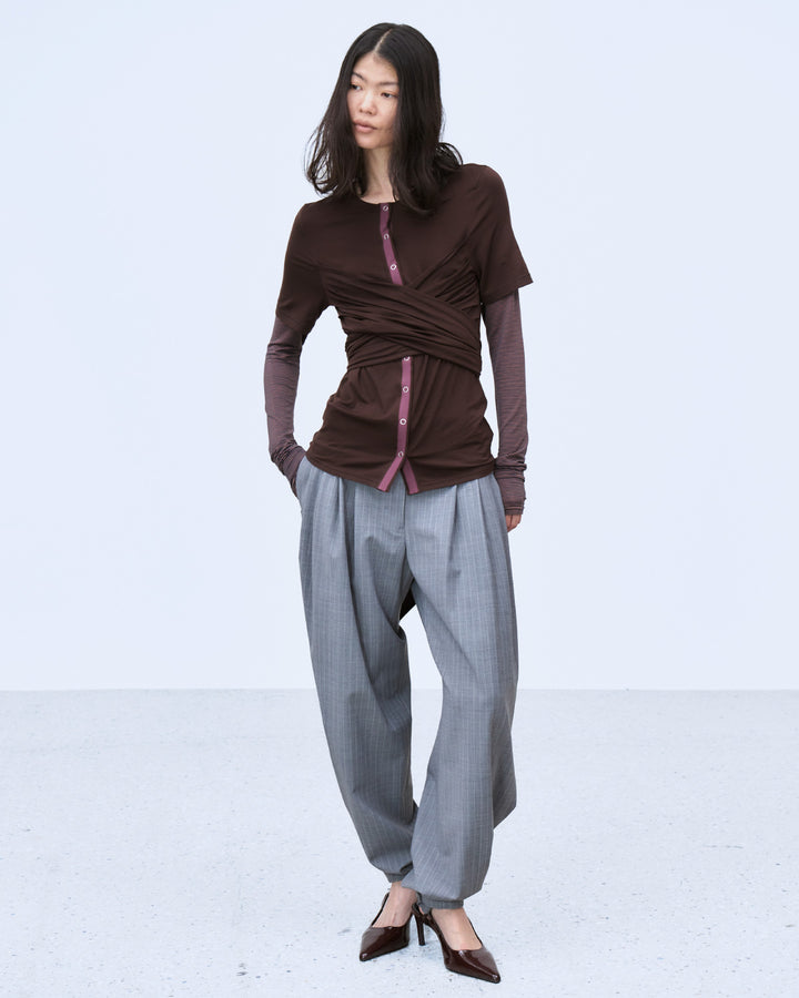 CROSS LAYERED TOPS