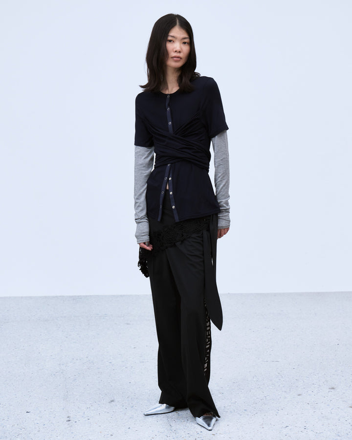 CROSS LAYERED TOPS