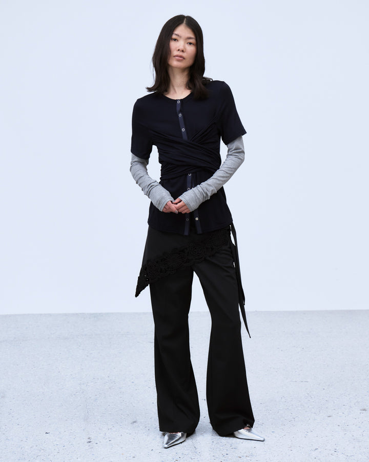 CROSS LAYERED TOPS
