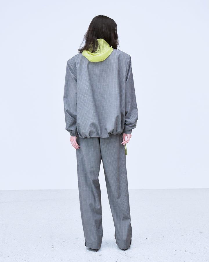 LAYERED WAIST TUCK WIDE PANTS