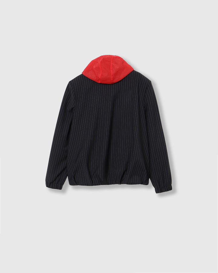 HOOD LAYERED BLOUSON