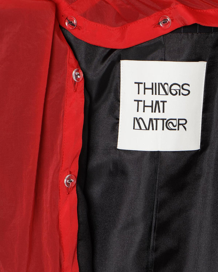 HOOD LAYERED BLOUSON