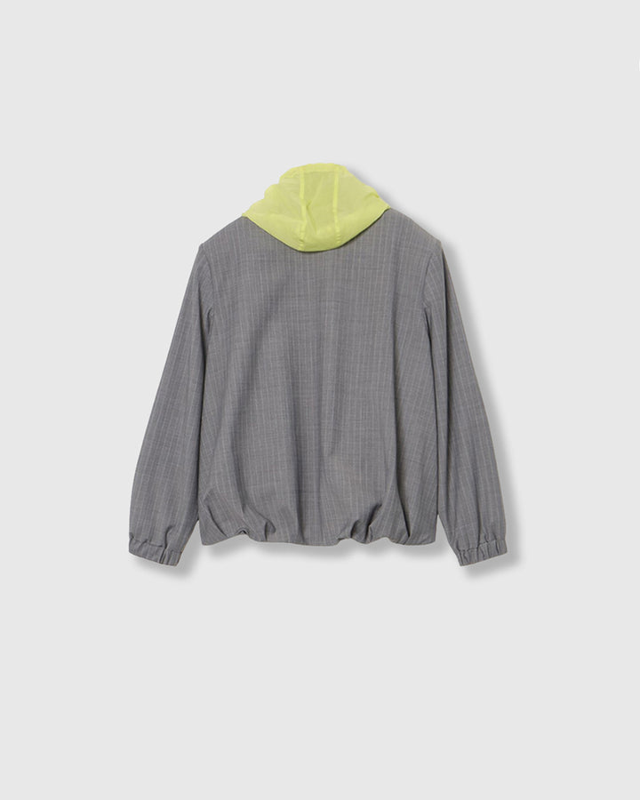 HOOD LAYERED BLOUSON