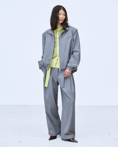 HOOD LAYERED BLOUSON