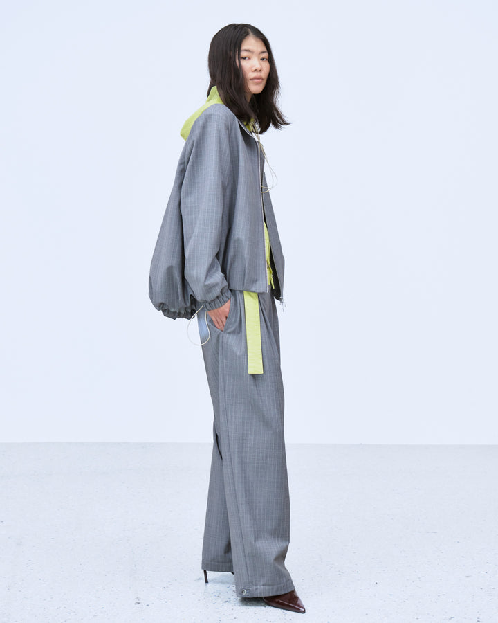 HOOD LAYERED BLOUSON