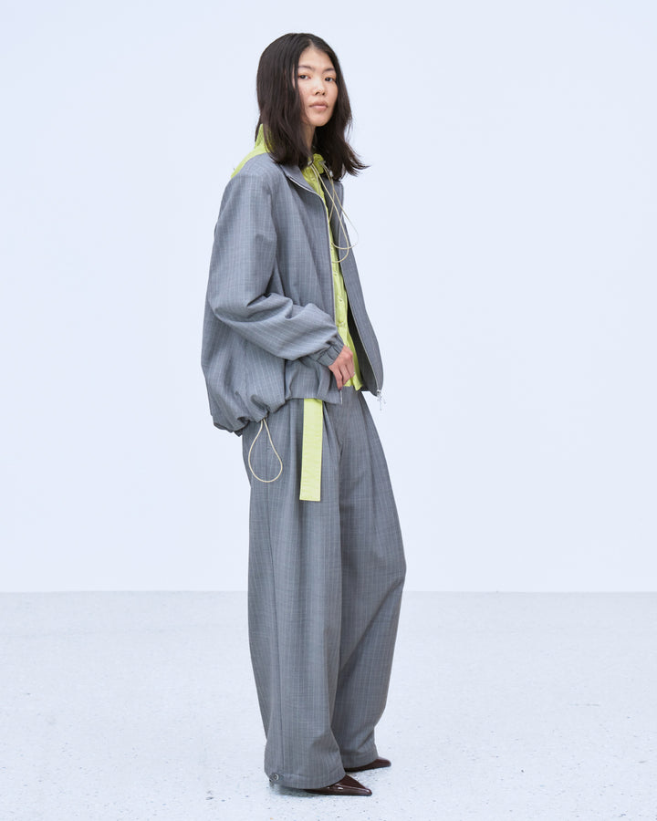 HOOD LAYERED BLOUSON