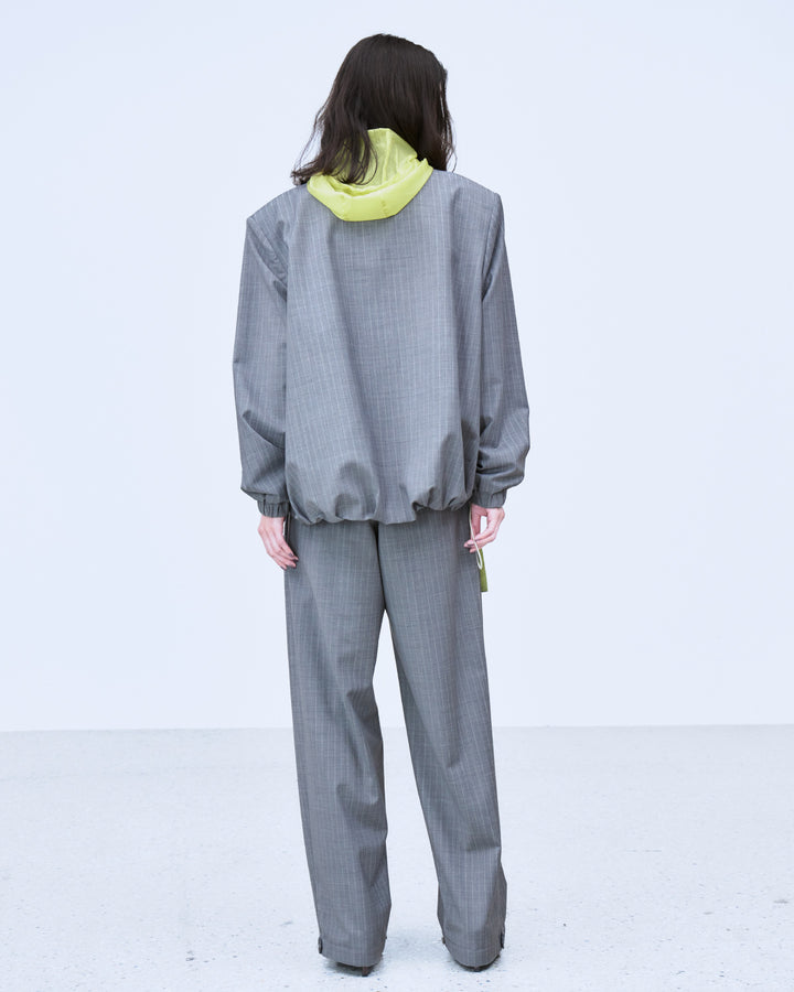 HOOD LAYERED BLOUSON