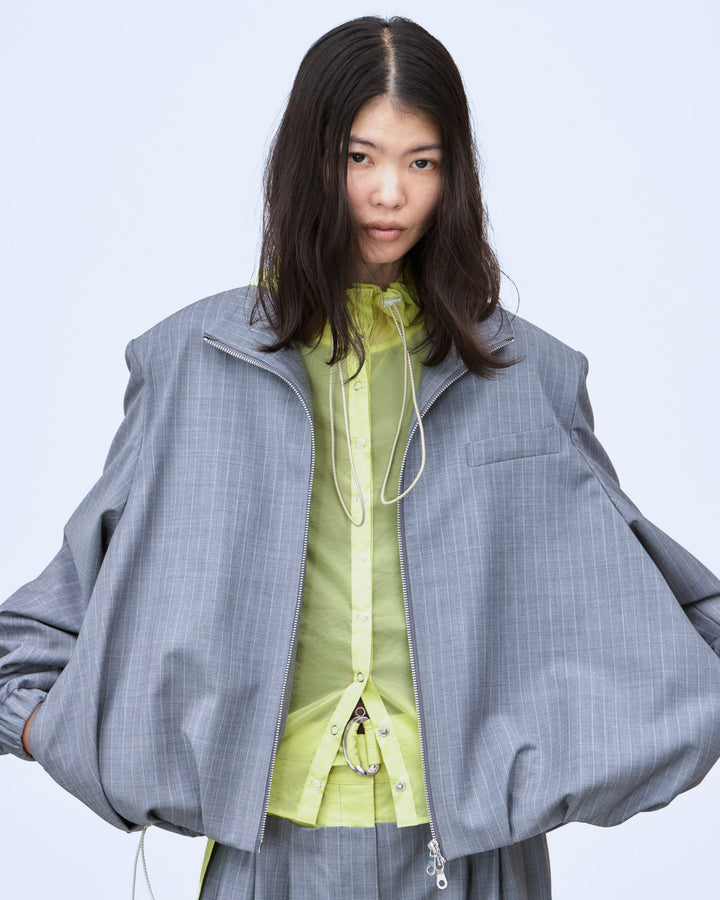 HOOD LAYERED BLOUSON