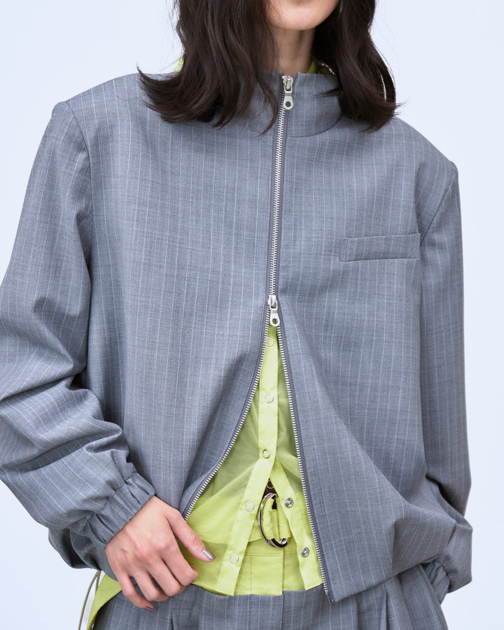 HOOD LAYERED BLOUSON