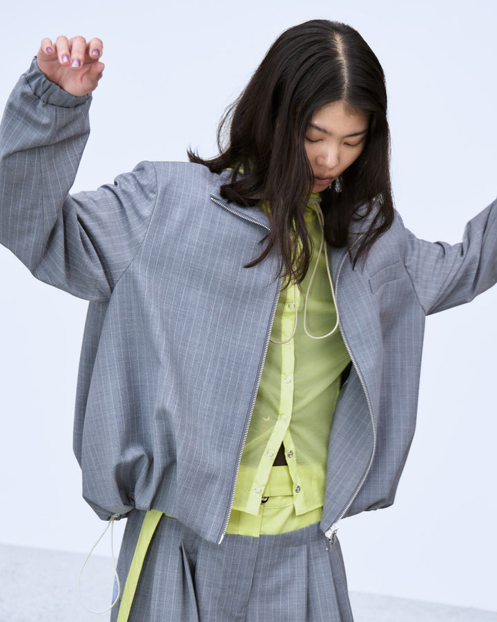 HOOD LAYERED BLOUSON