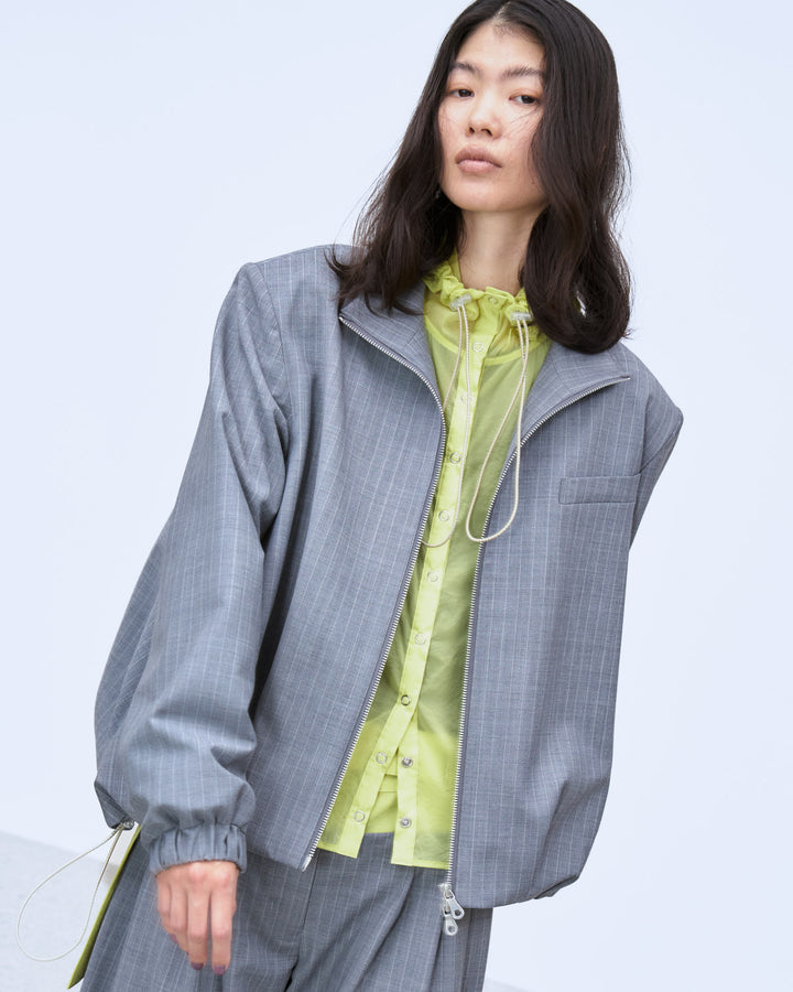 HOOD LAYERED BLOUSON