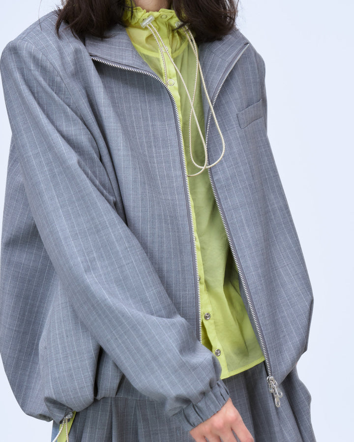 HOOD LAYERED BLOUSON
