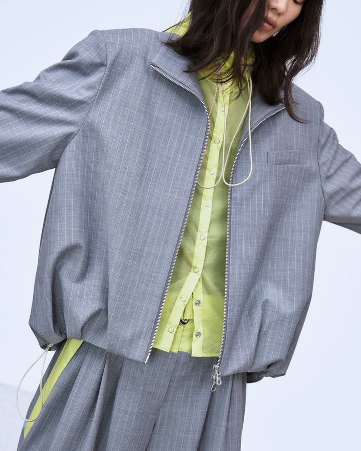 HOOD LAYERED BLOUSON