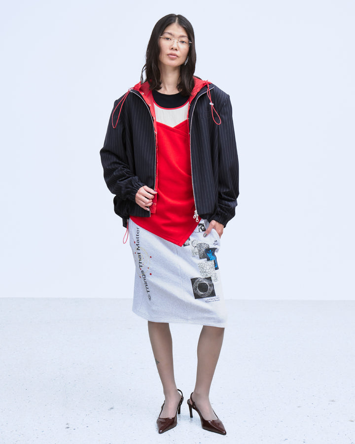 HOOD LAYERED BLOUSON