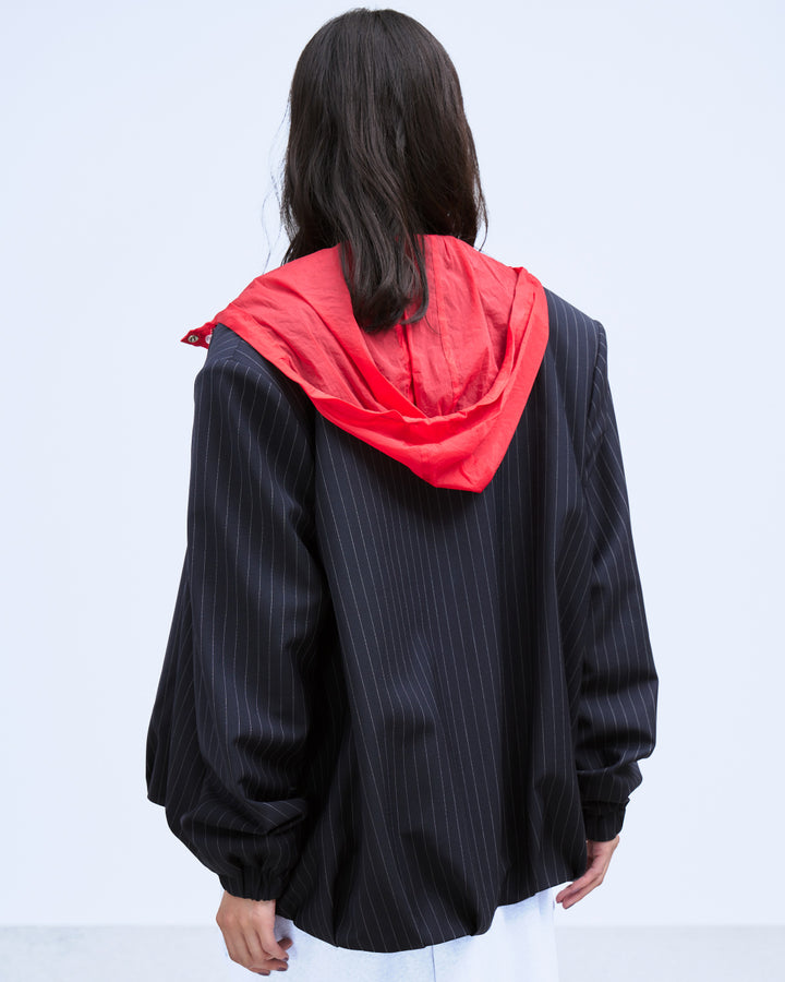 HOOD LAYERED BLOUSON