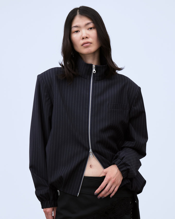 HOOD LAYERED BLOUSON