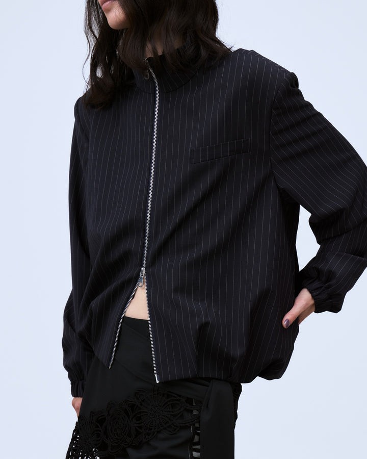 HOOD LAYERED BLOUSON