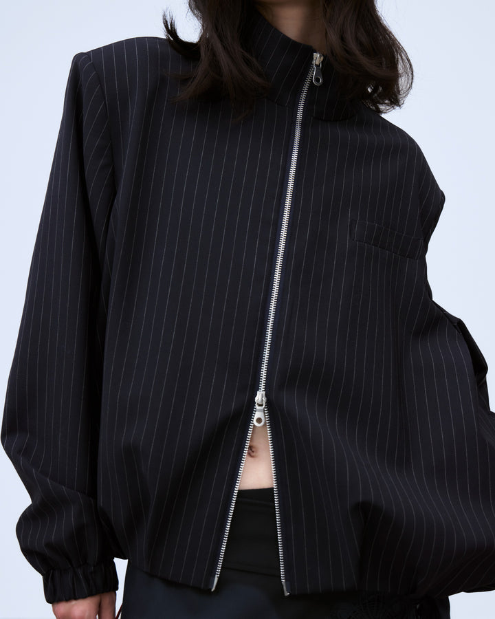 HOOD LAYERED BLOUSON