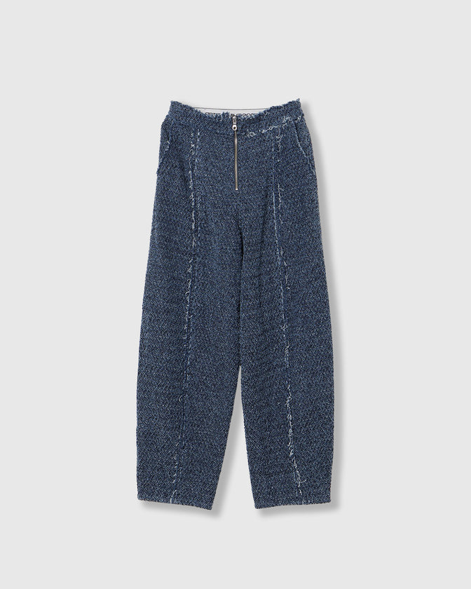 PUNCHING DENIM TWEEDY PANTS