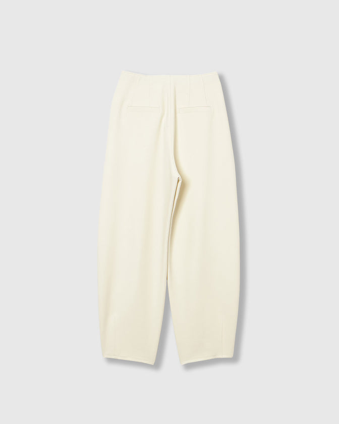 BONDED CURVED SILHOUETTE PANTS