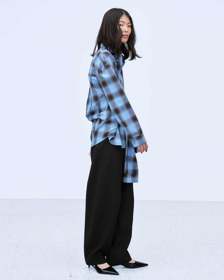 BONDED CURVED SILHOUETTE PANTS