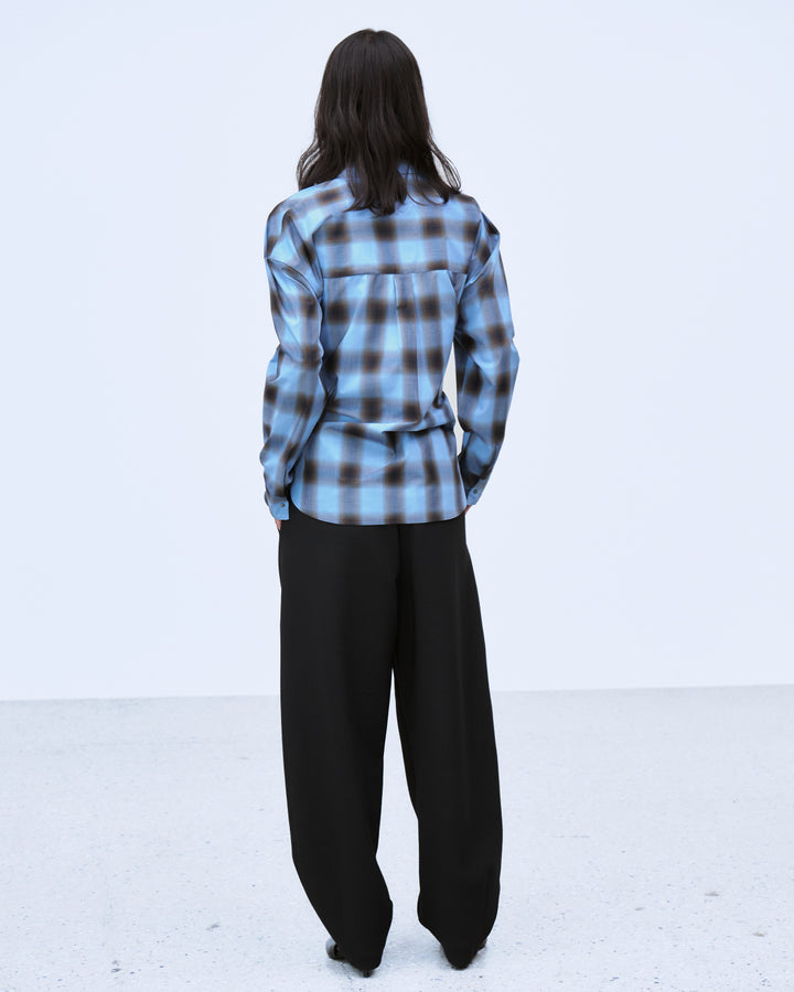 BONDED CURVED SILHOUETTE PANTS