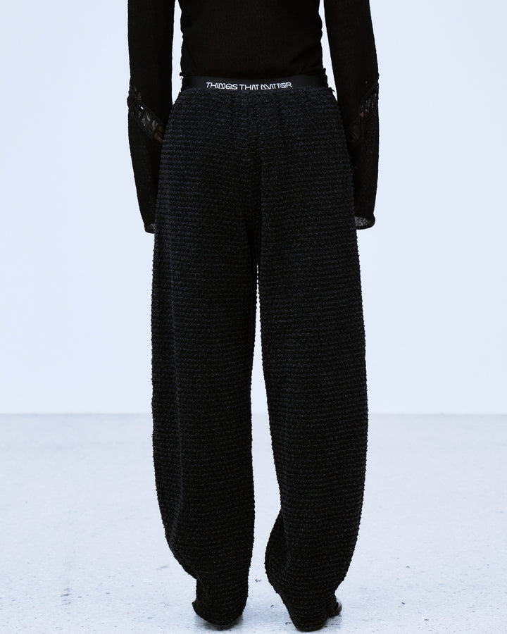 PUNCHING DENIM TWEEDY PANTS