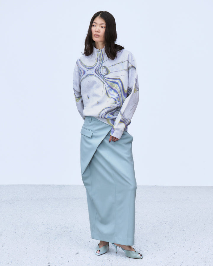 ASYMMETRIC WRAP SKIRT
