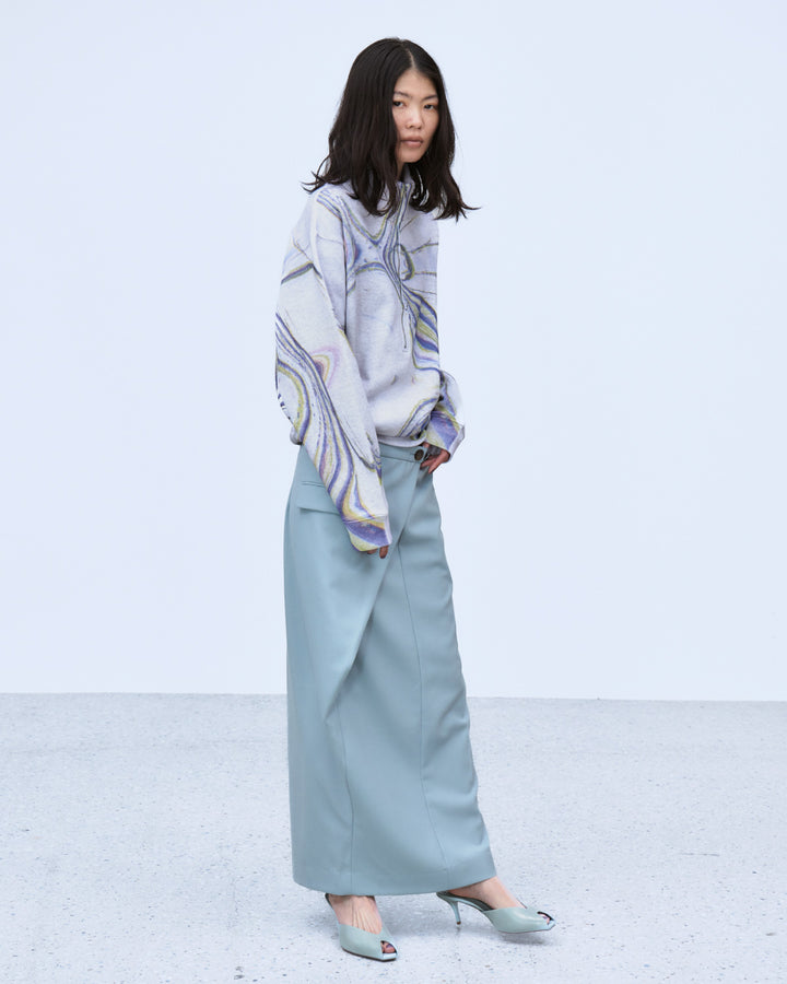 ASYMMETRIC WRAP SKIRT