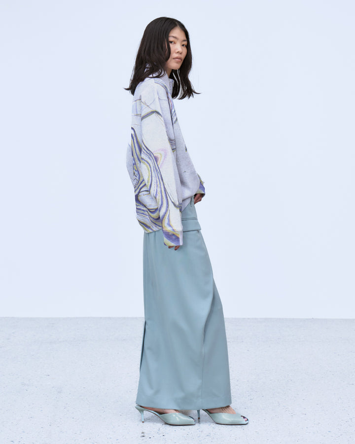 ASYMMETRIC WRAP SKIRT