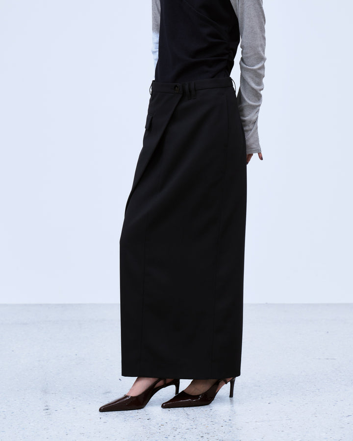 ASYMMETRIC WRAP SKIRT