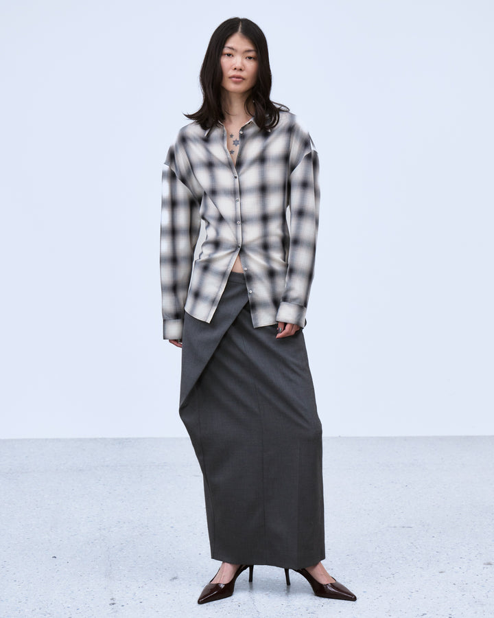 ASYMMETRIC WRAP SKIRT