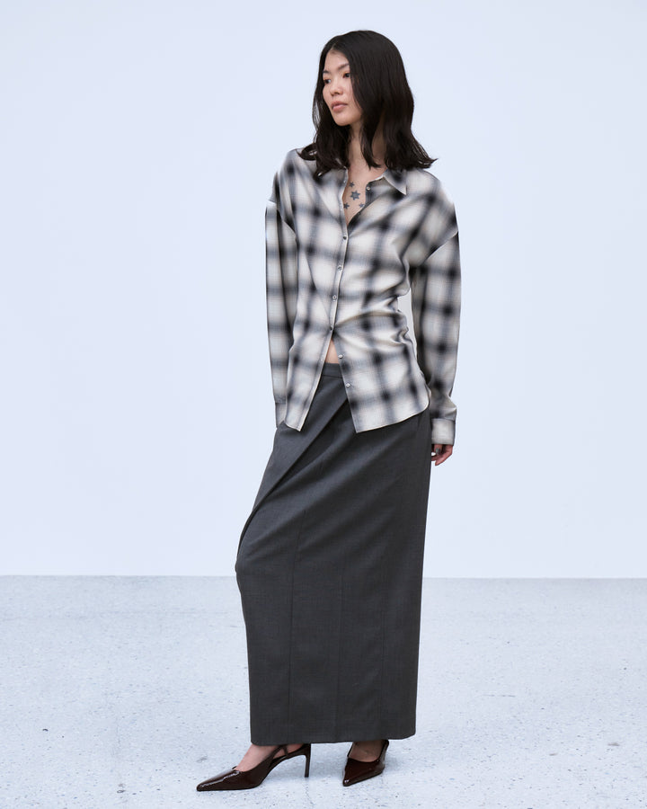 ASYMMETRIC WRAP SKIRT