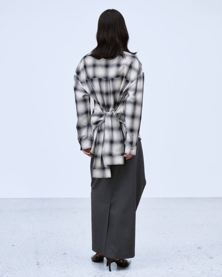 ASYMMETRIC WRAP SKIRT