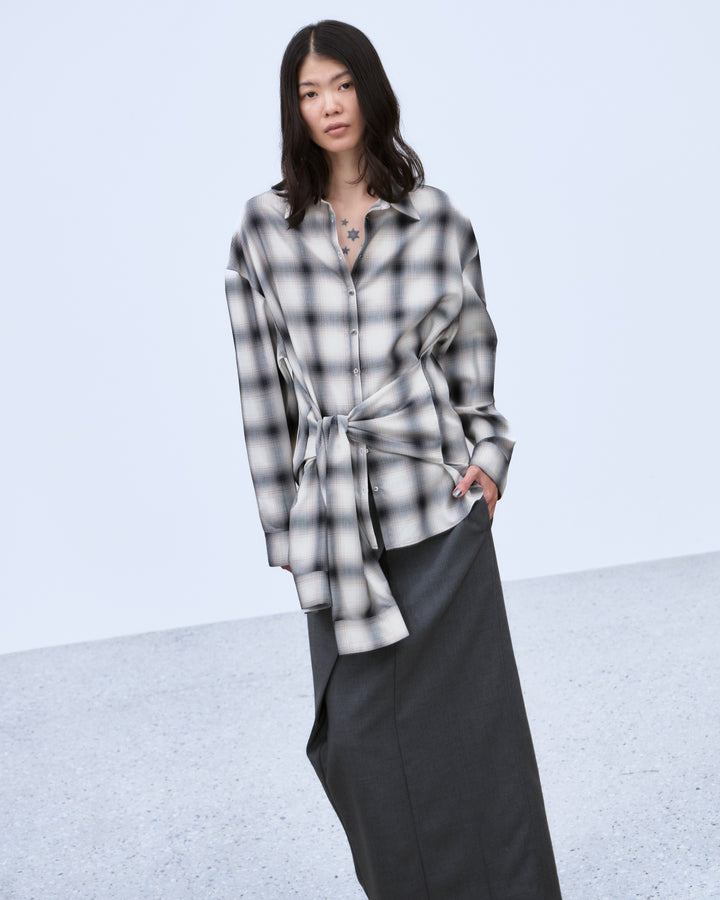 ASYMMETRIC WRAP SKIRT