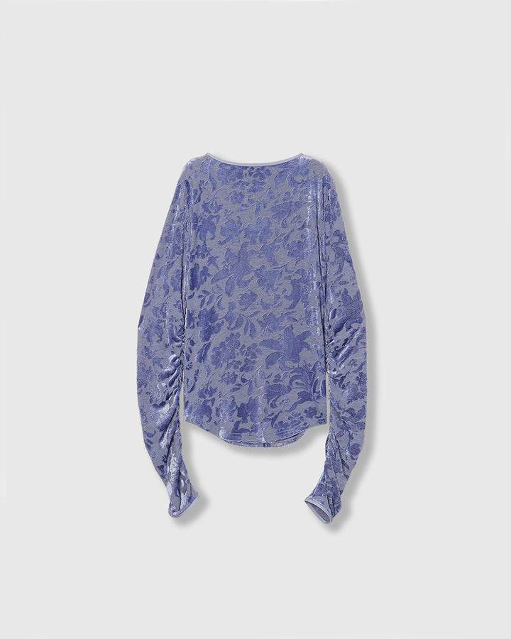 VELOUR JACQUARD TOPS