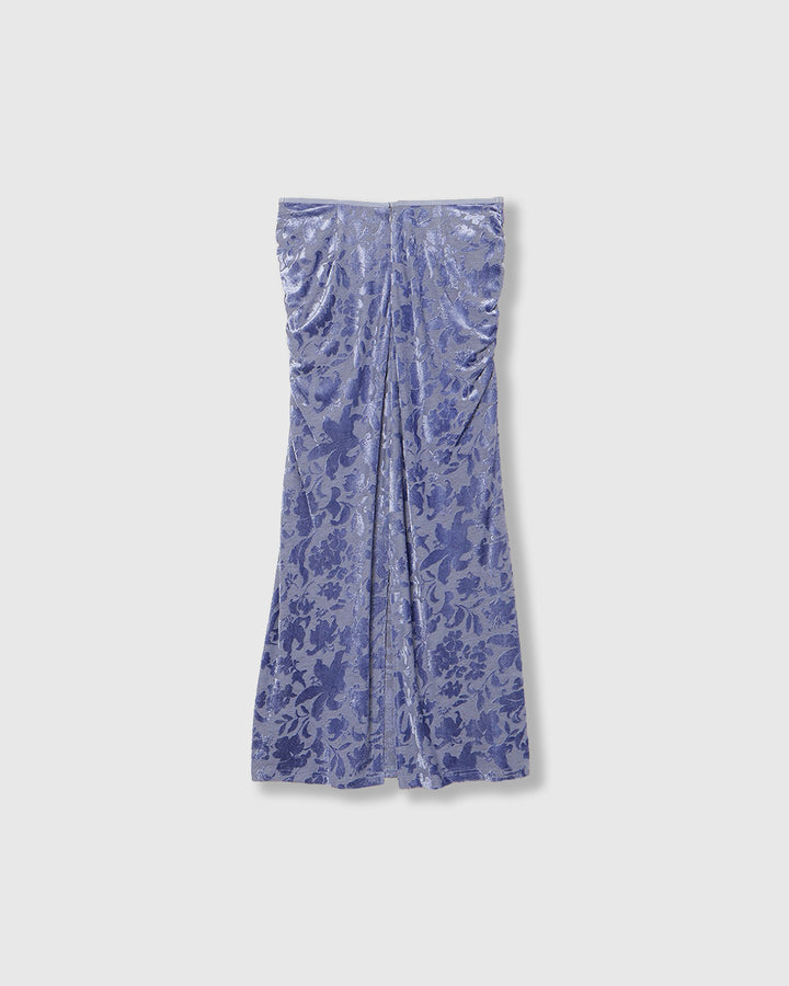 VELOUR JACQUARD SKIRT