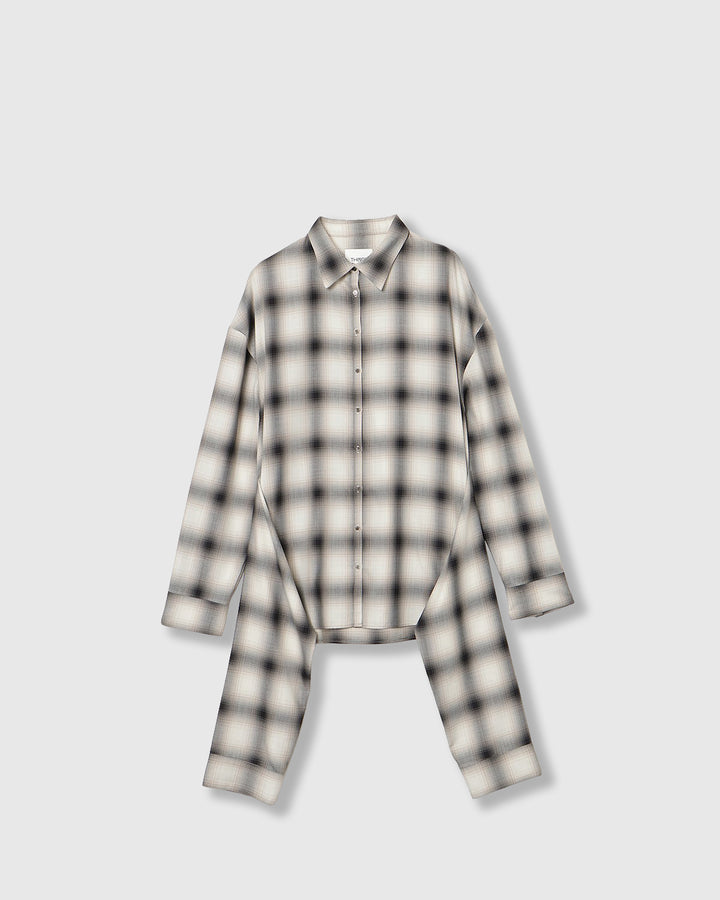 MULTIWAY SLEEVE CHECK SHIRT