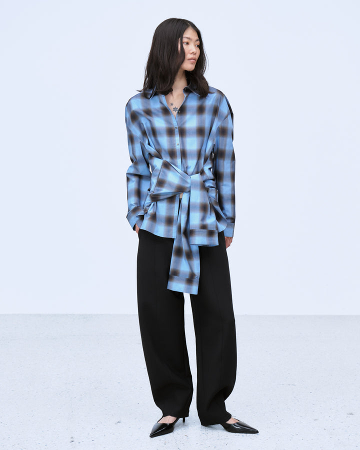 MULTIWAY SLEEVE CHECK SHIRT
