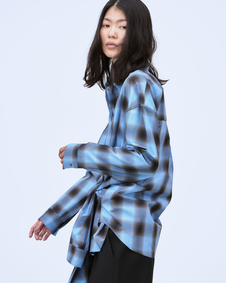 MULTIWAY SLEEVE CHECK SHIRT