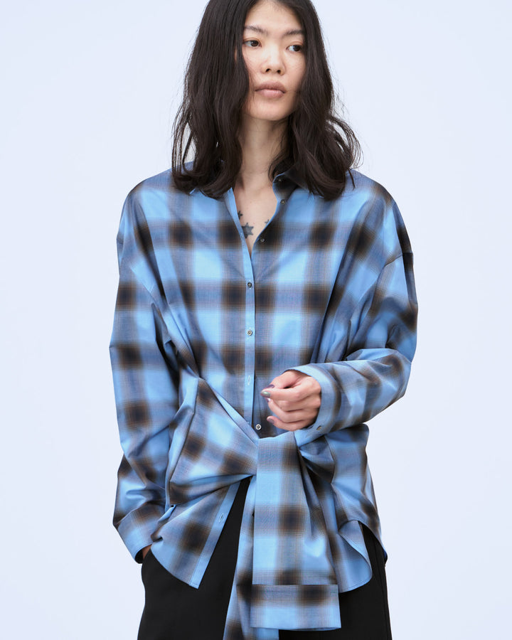 MULTIWAY SLEEVE CHECK SHIRT