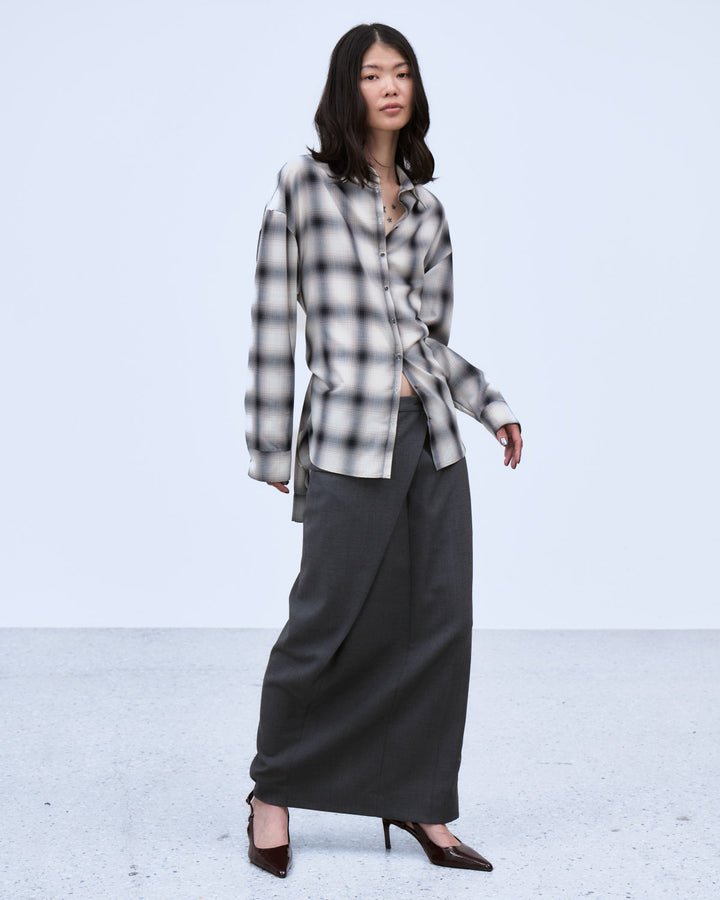 MULTIWAY SLEEVE CHECK SHIRT