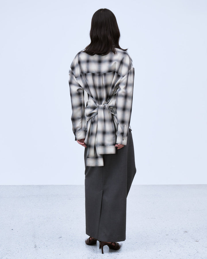 MULTIWAY SLEEVE CHECK SHIRT